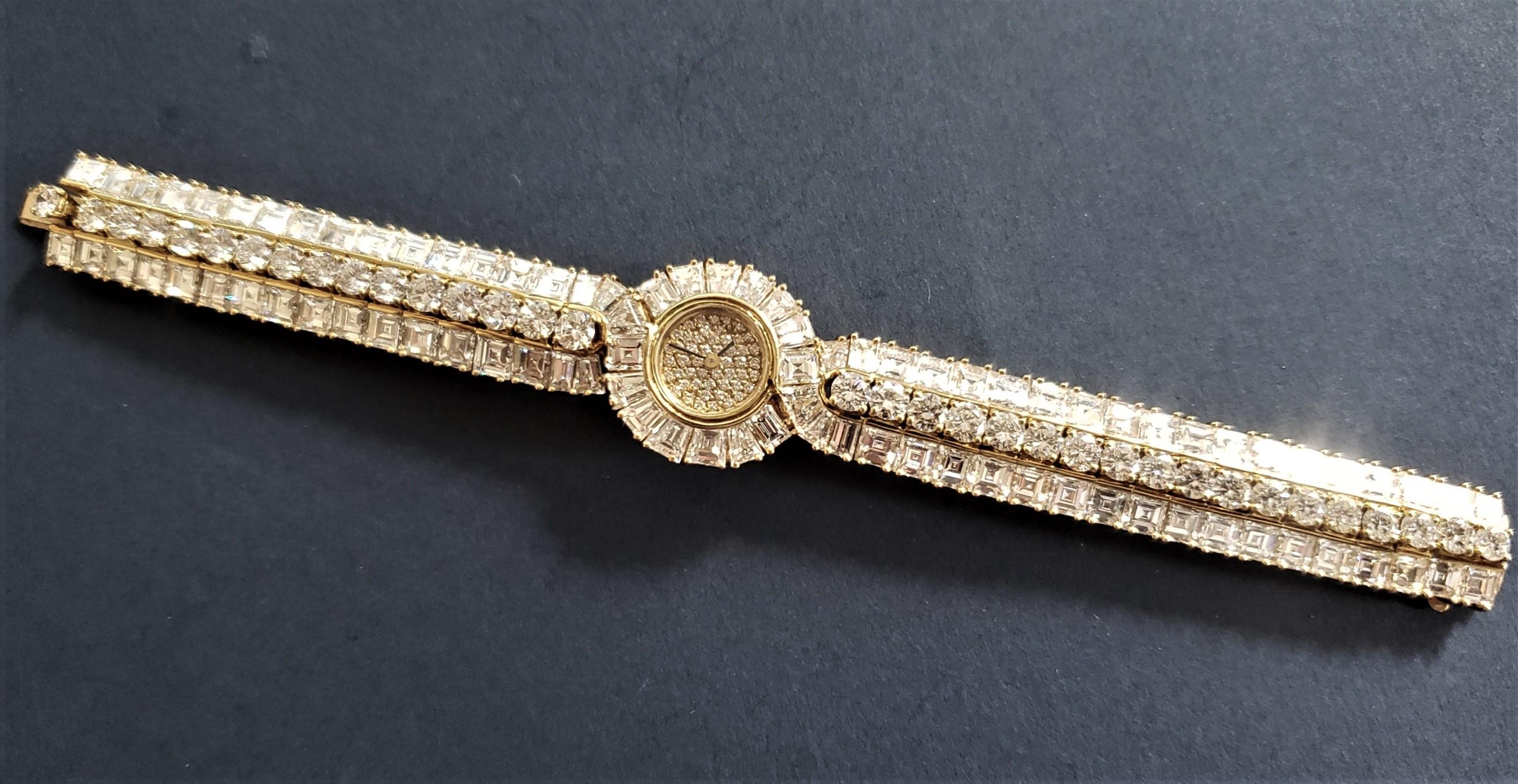 GRAFF ALL Diamond Lady's wristwatch 18K gold 6