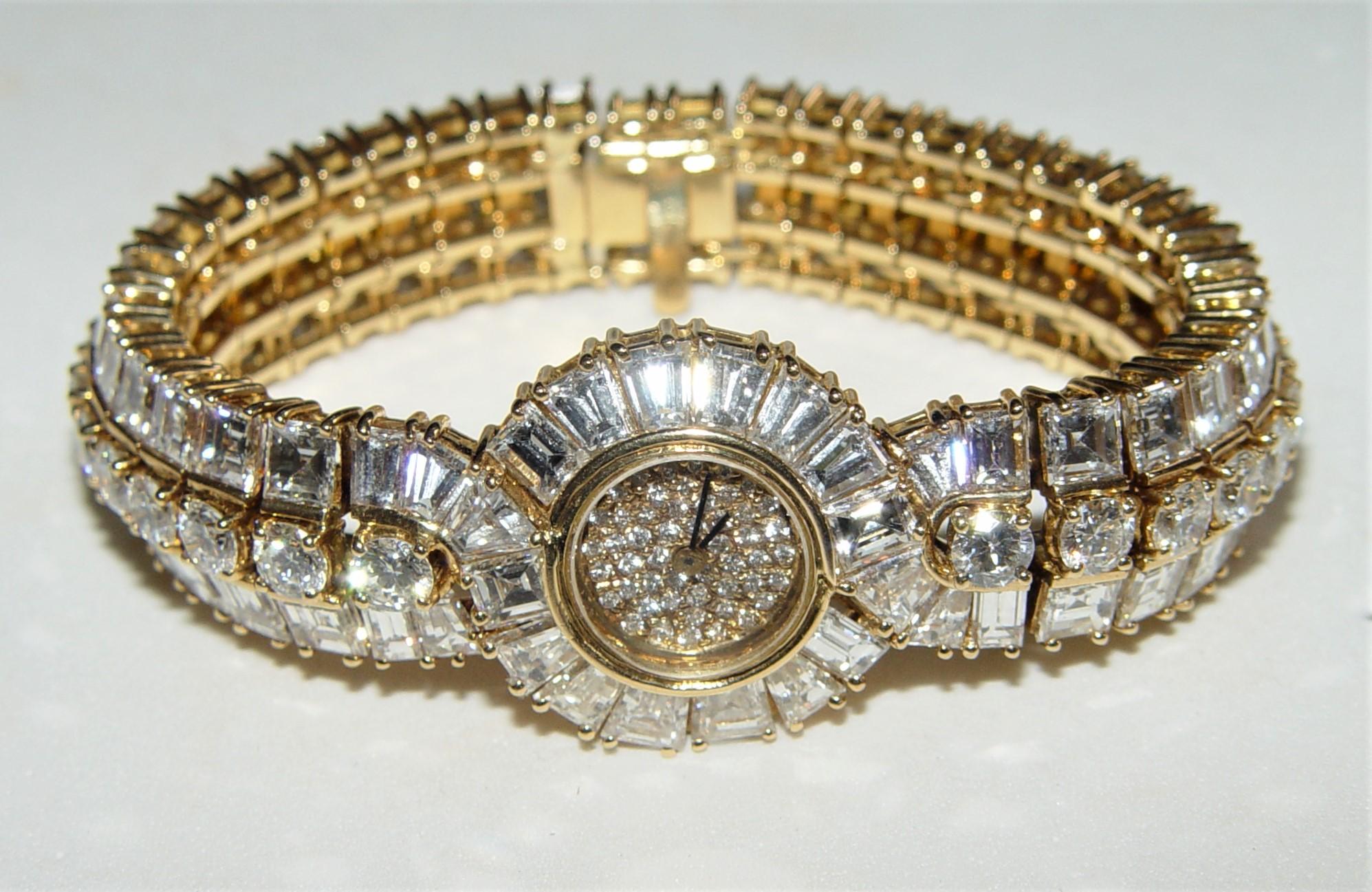 GRAFF ALL Diamant-Damen-Armbanduhr 18K Gold 6