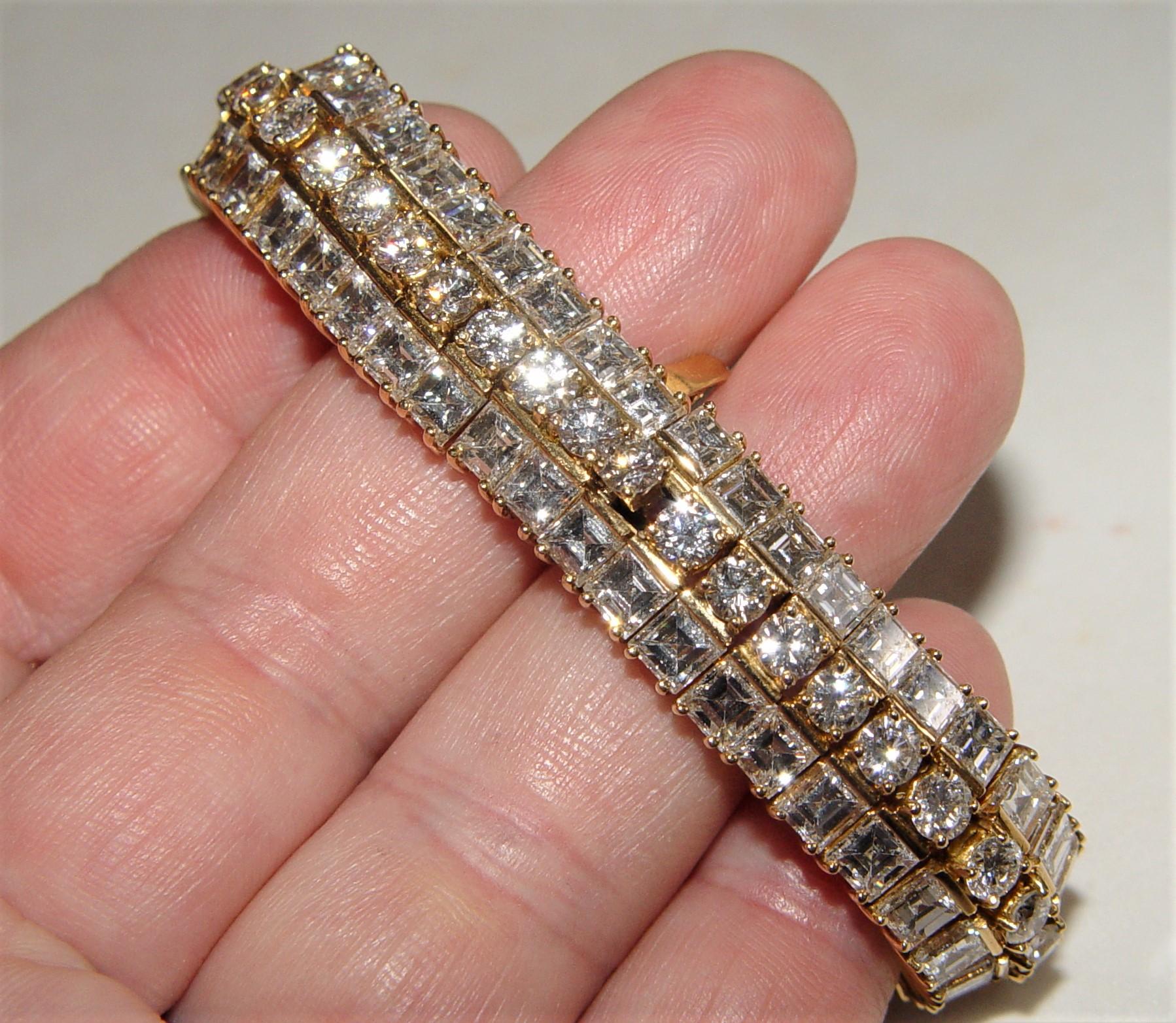 GRAFF ALL Diamant-Damen-Armbanduhr 18K Gold 6