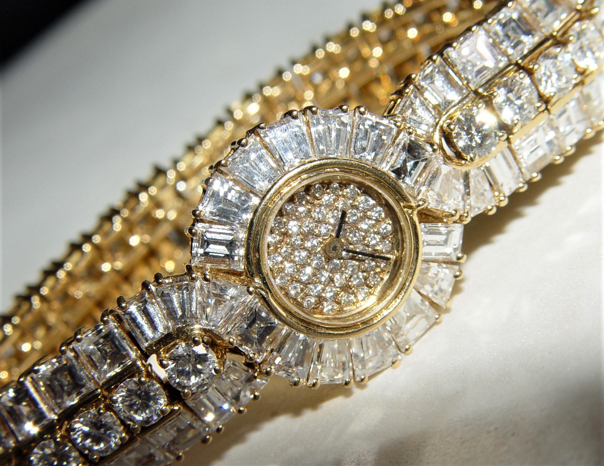 GRAFF ALL Diamond Lady's wristwatch 18K gold 6