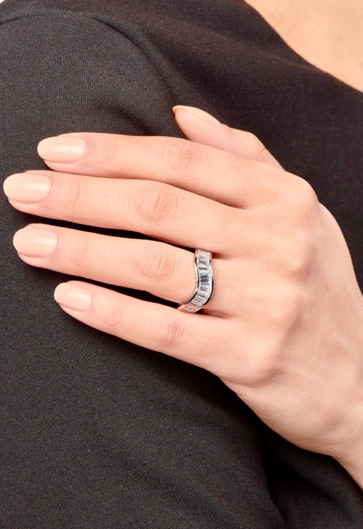 graff baguette ring