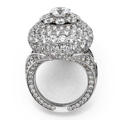 Graff Bombe Diamond White Gold Cocktail Ring
