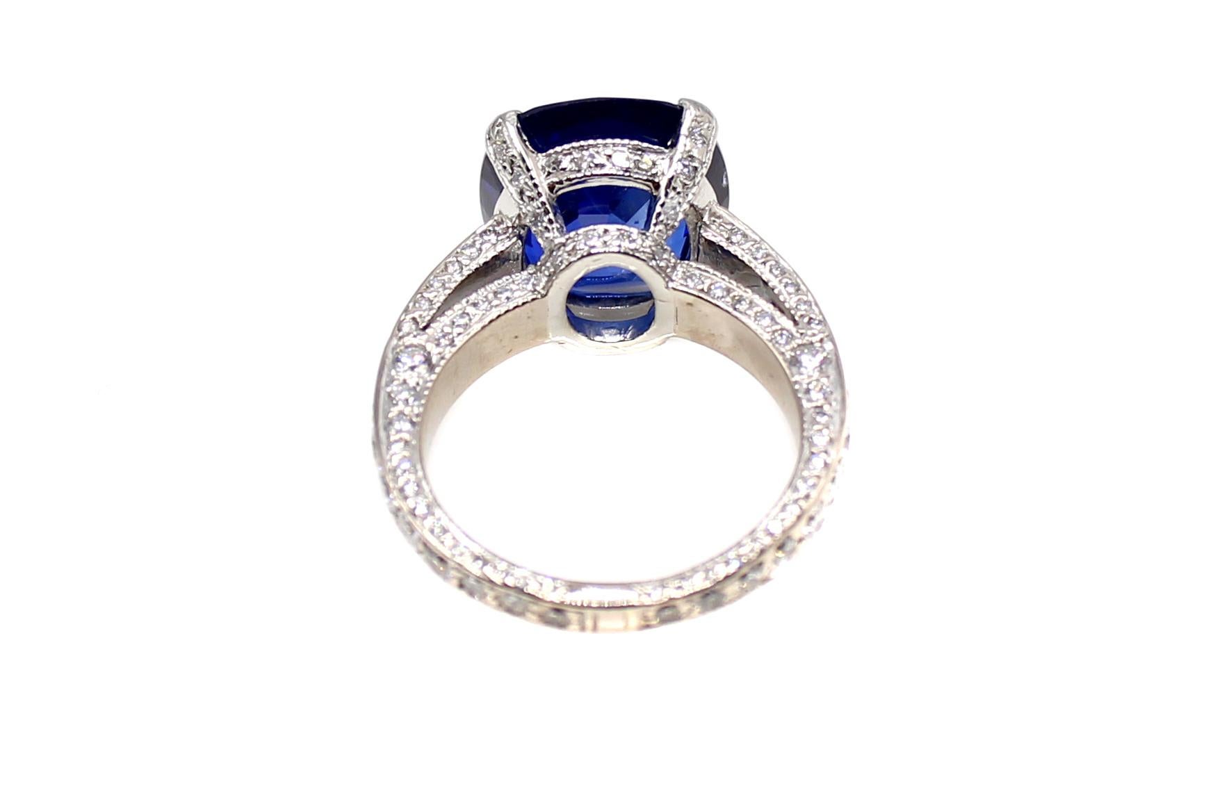 graff blue sapphire ring