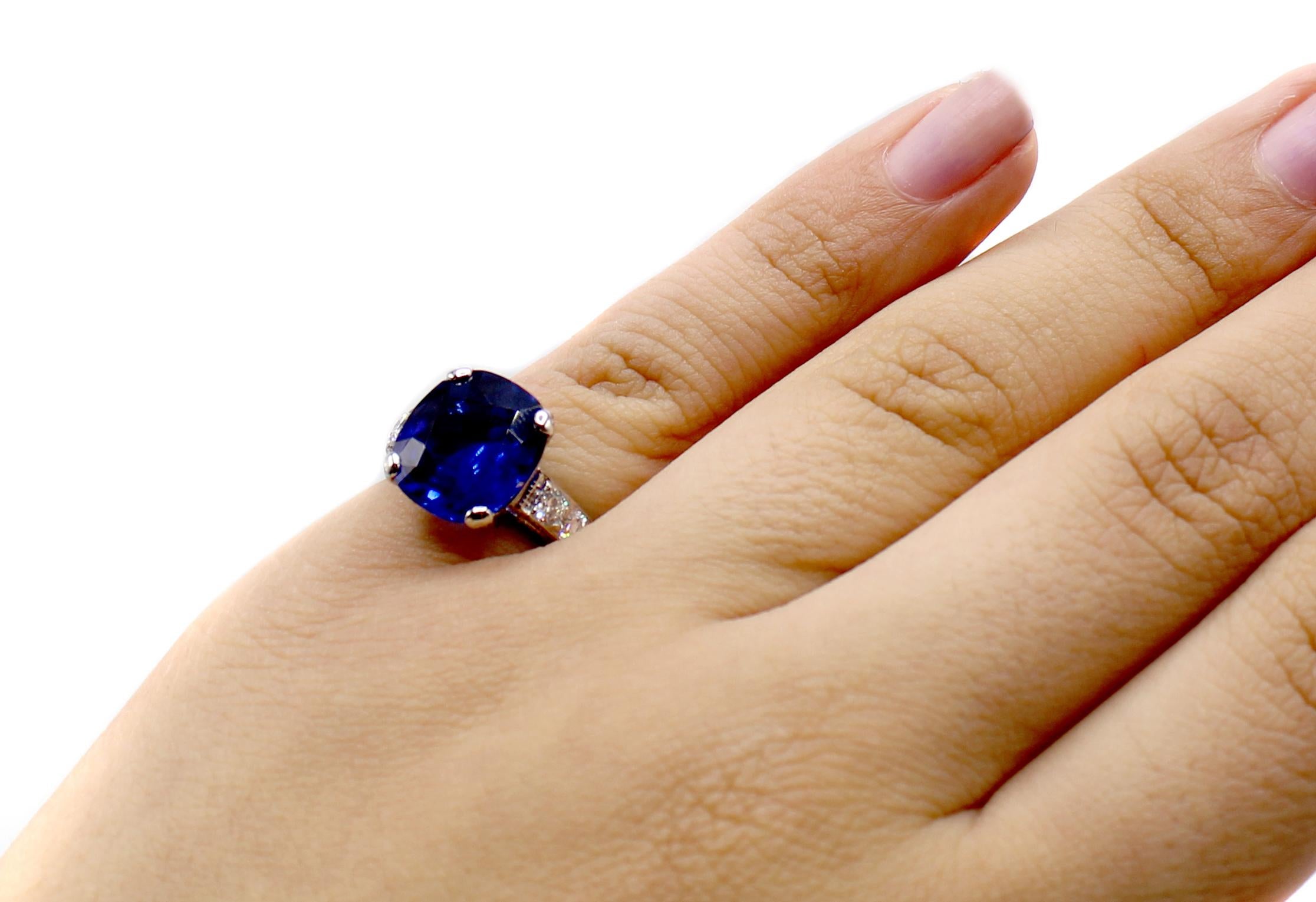 graff blue diamond ring