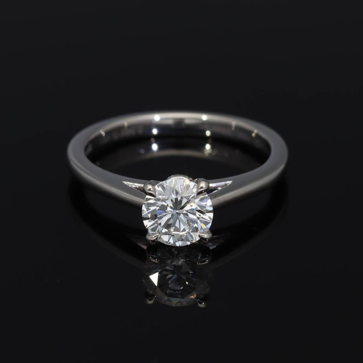 Graff, bague solitaire en platine 0,54 carat G-VS1-3Ex US 3 1/4 en vente 1