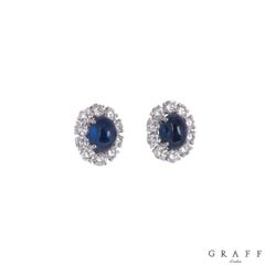 Graff Diamond and Sapphire Earrings