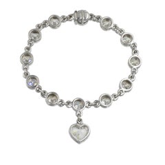 Graff Diamond Charm Bracelet in Platinum