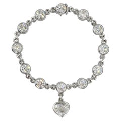 Graff Diamond Charm Bracelet in Platinum