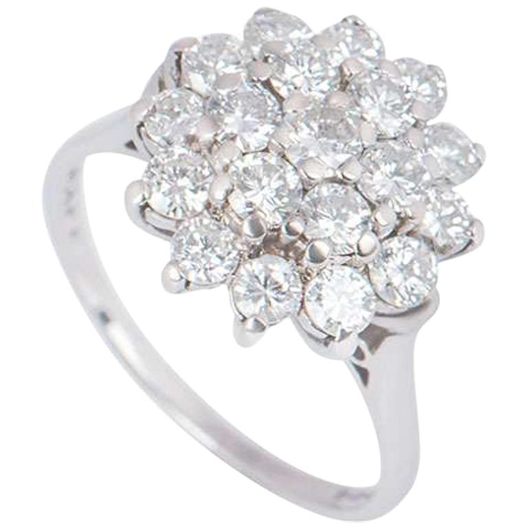 Graff Diamond Cluster Floral Ring