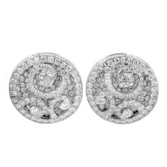 Graff Diamond On Diamond White Gold Earrings