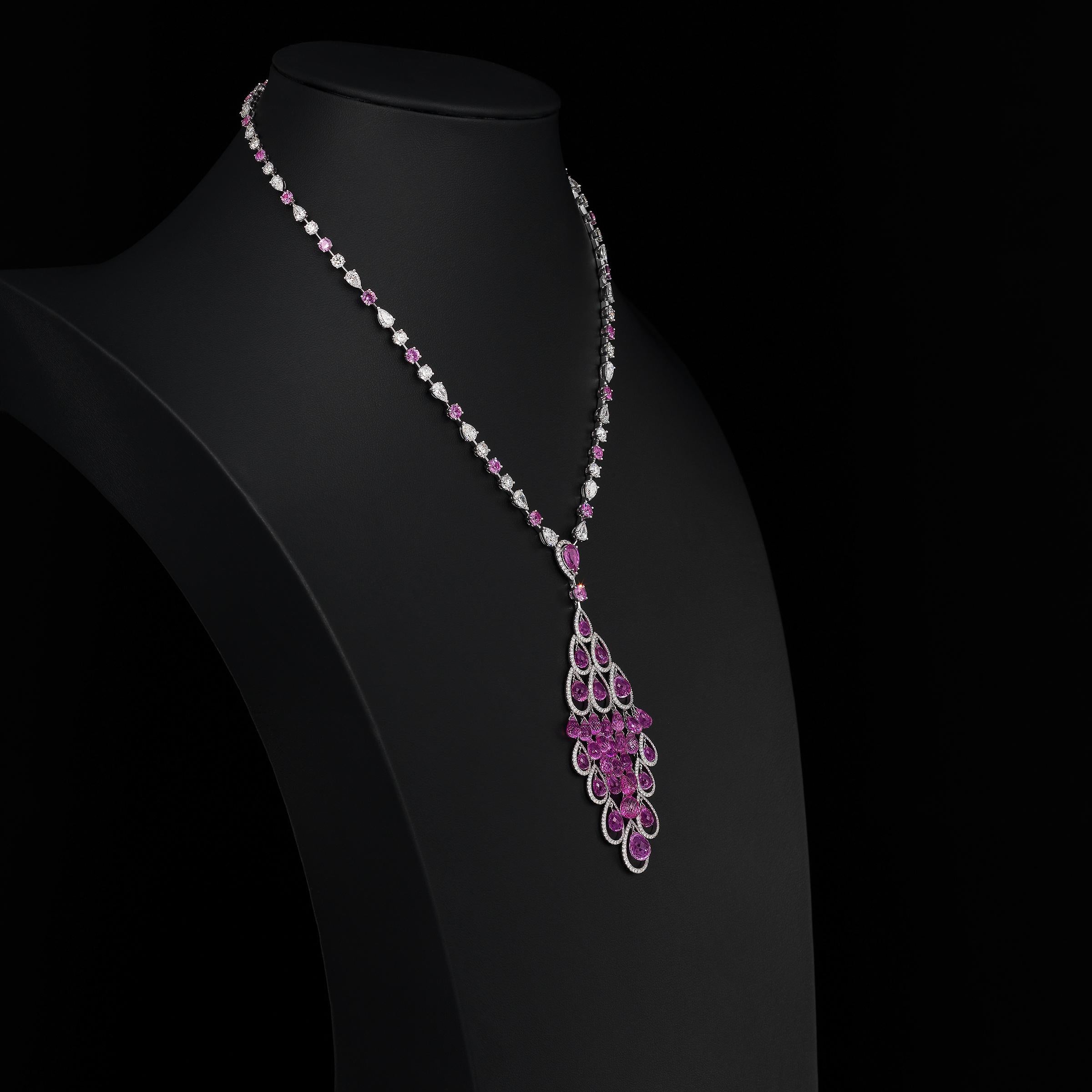 sapphire necklace designs