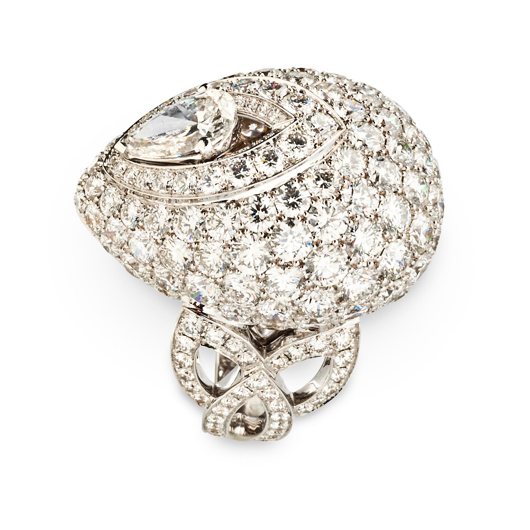 Anello con diamante Graff In condizioni buone in vendita a Weston, MA