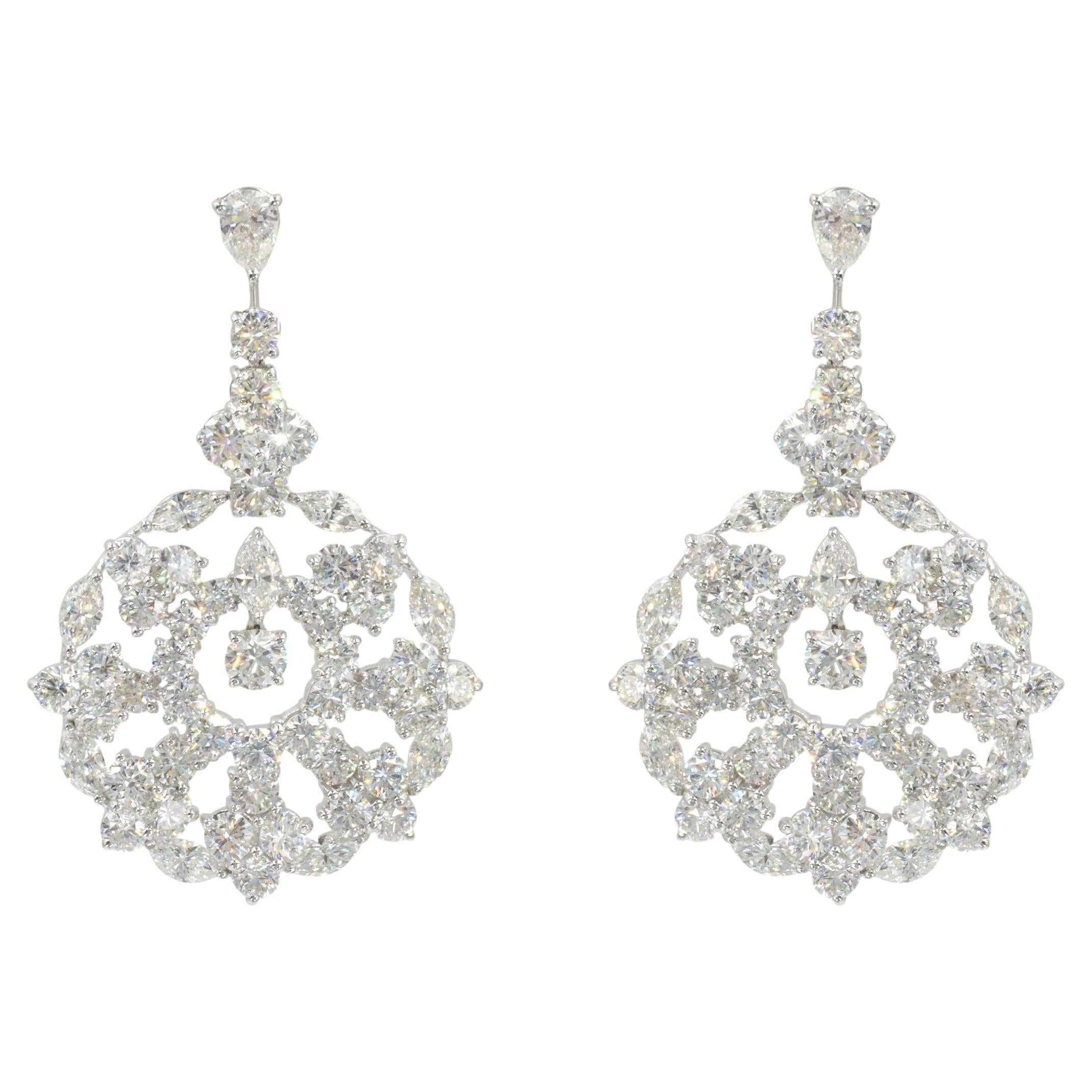 Graff Diamond 'Snowflake' Diamond Earrings