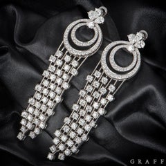 Graff Diamond Waterfall Chandelier Drop Earrings
