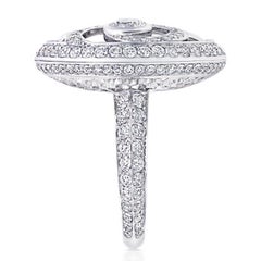 Graff Diamond Wave White Gold Cocktail Ring
