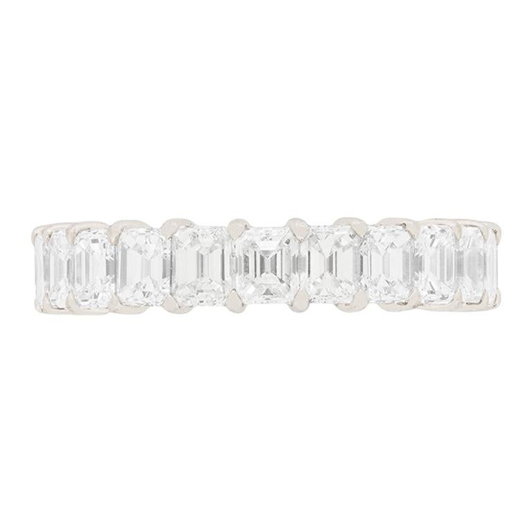 Graff Emerald Cut Diamond Eternity Band