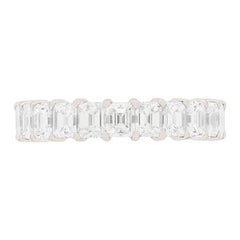 Graff Emerald Cut Diamond Eternity Band