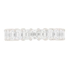 Graff Emerald Cut Diamond Eternity Band