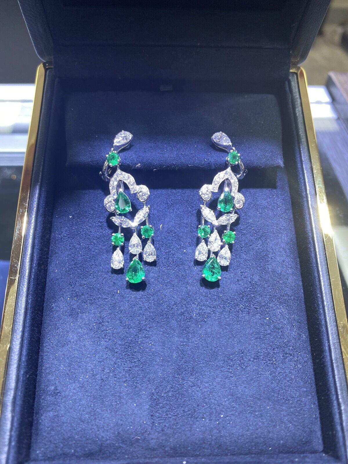 graff emerald earrings