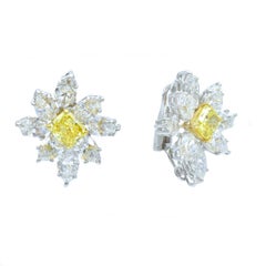 Graff Fancy Vivid Yellow Diamond Ear-Clip