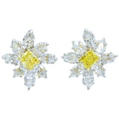 Graff Fancy Vivid Yellow Diamond Ear-Clip