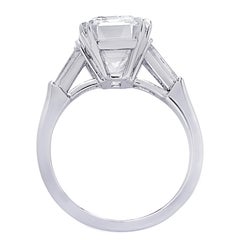 Graff GIA Certified Internally Flawless 5.08 Carat Emerald Cut Engagement Ring