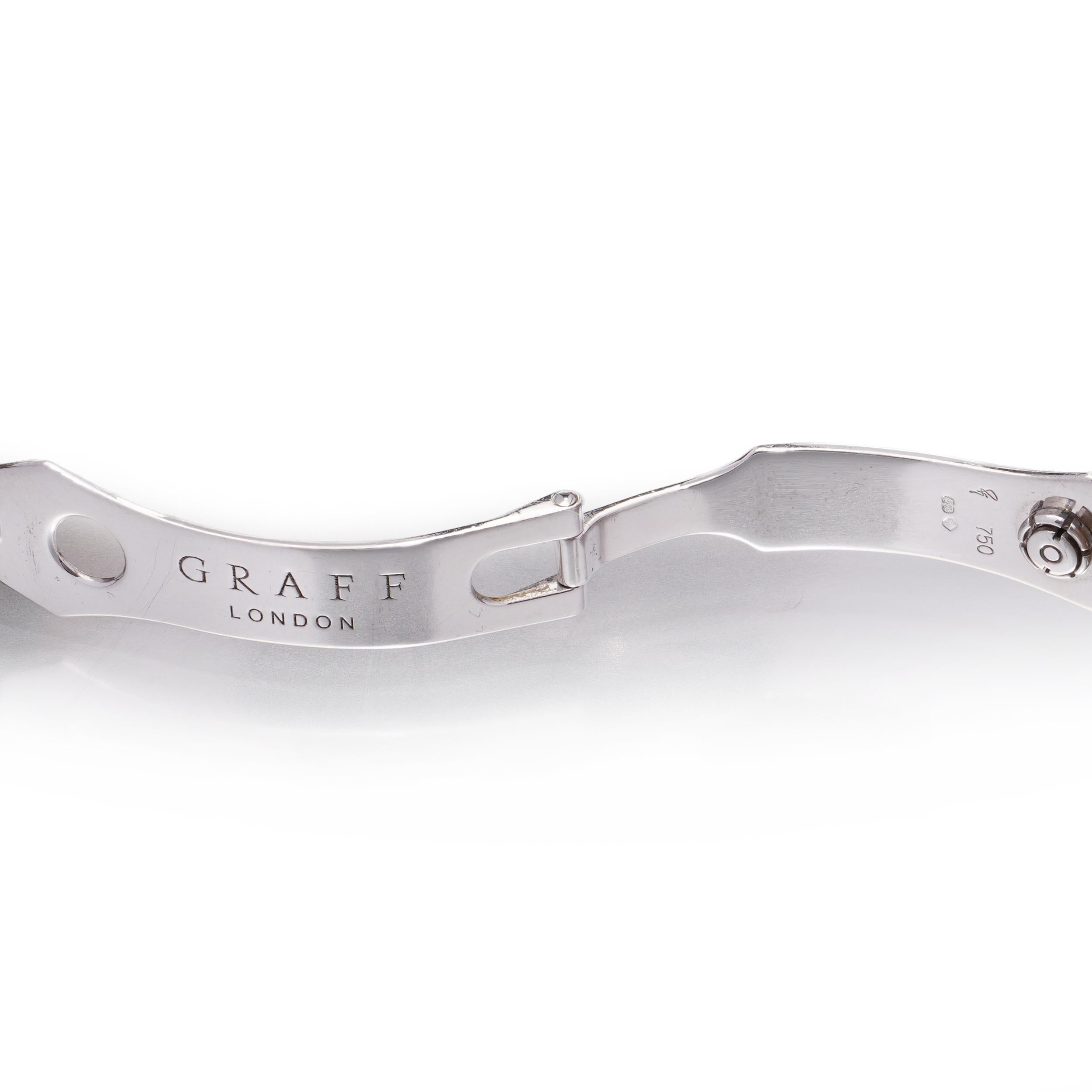 Graff GXXVI 35mm Quartz Watch in 18K White Gold , 2015 For Sale 3