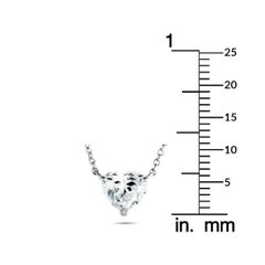 Graff Heart Diamond Platinum Pendant Necklace