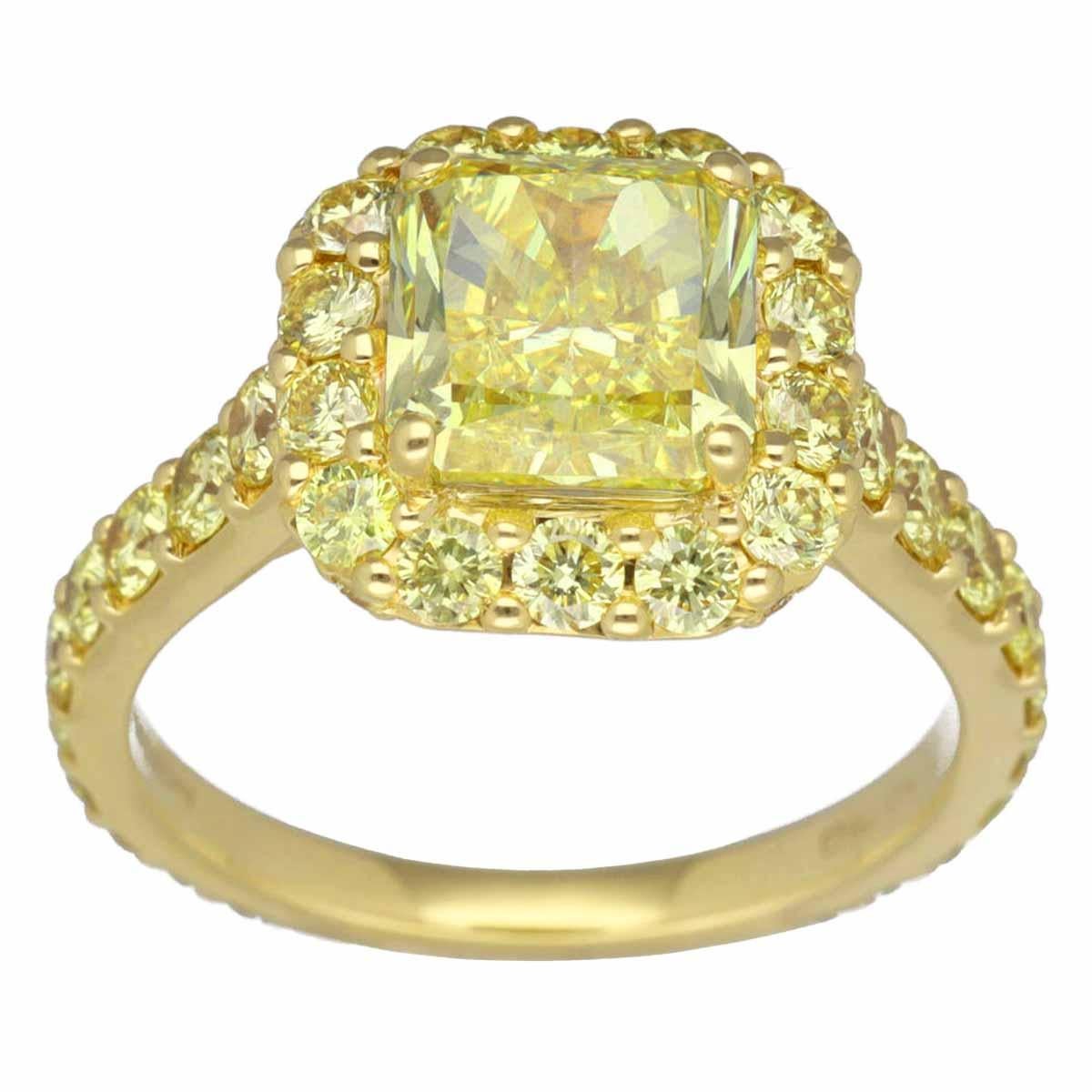 ■ Numéro de produit : 24020118
■Marque : Graff
■Nom du produit : Bague à diamant jaune Icone
■ Numéro de modèle : -
■Material : Diamant jaune (2.09ct FancyVividYellow-SI1), or jaune 750 K18 YG
■Poids : Environ 3,9 g
■ Taille de la bague : EU：49 /
