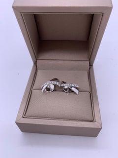 Graff Kiss Collection 18K White Gold Diamond Earrings For Women