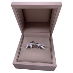 Graff Kiss Collection 18K White Gold Diamond Earrings For Women