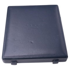 Scatola per collana in pelle e velluto di Graff