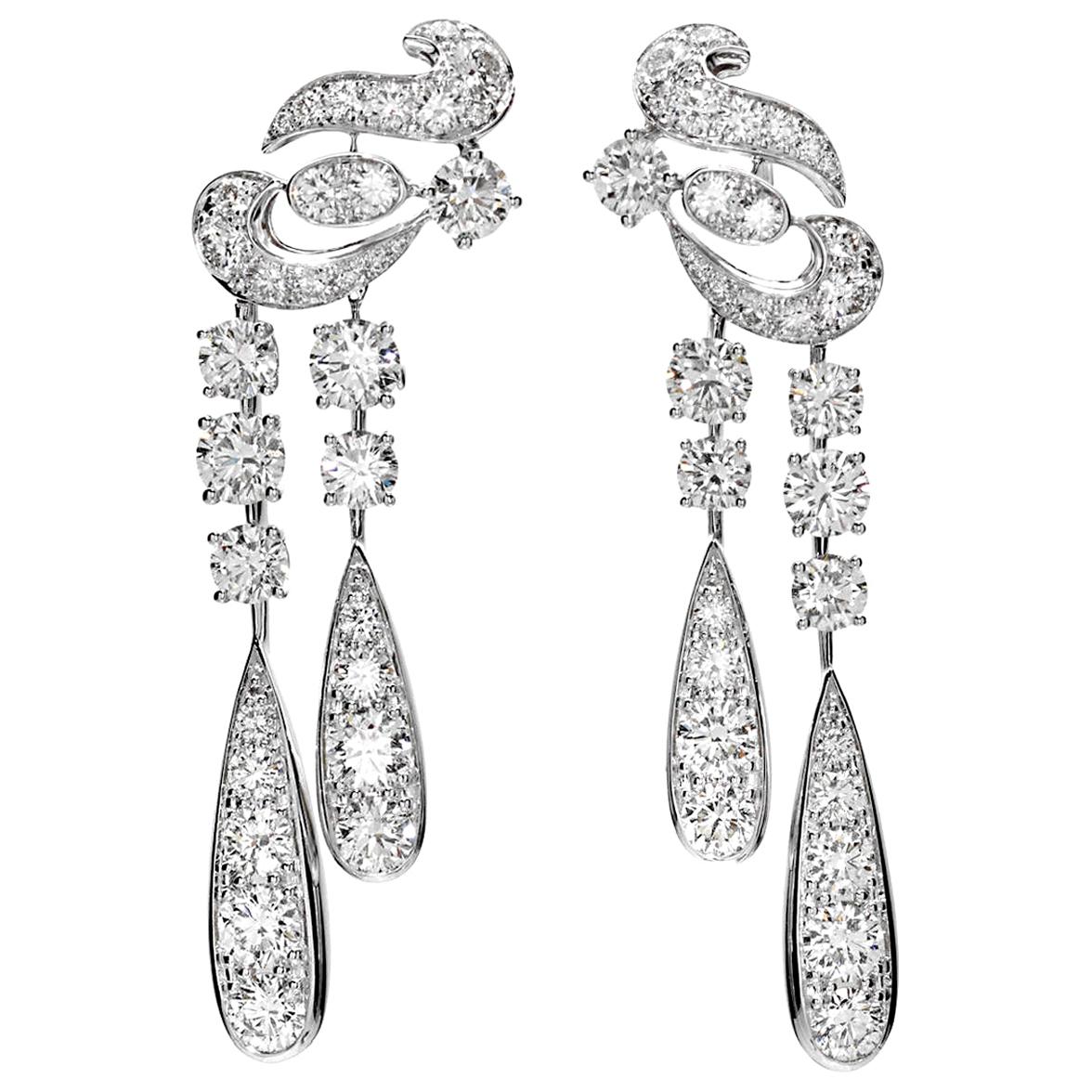 Graff Magnificent Chandelier Diamond Drop Earrings