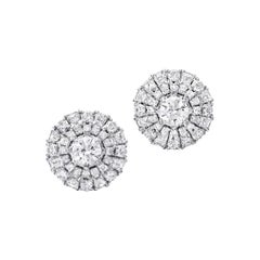 Graff Pair of Diamond Stud Earrings