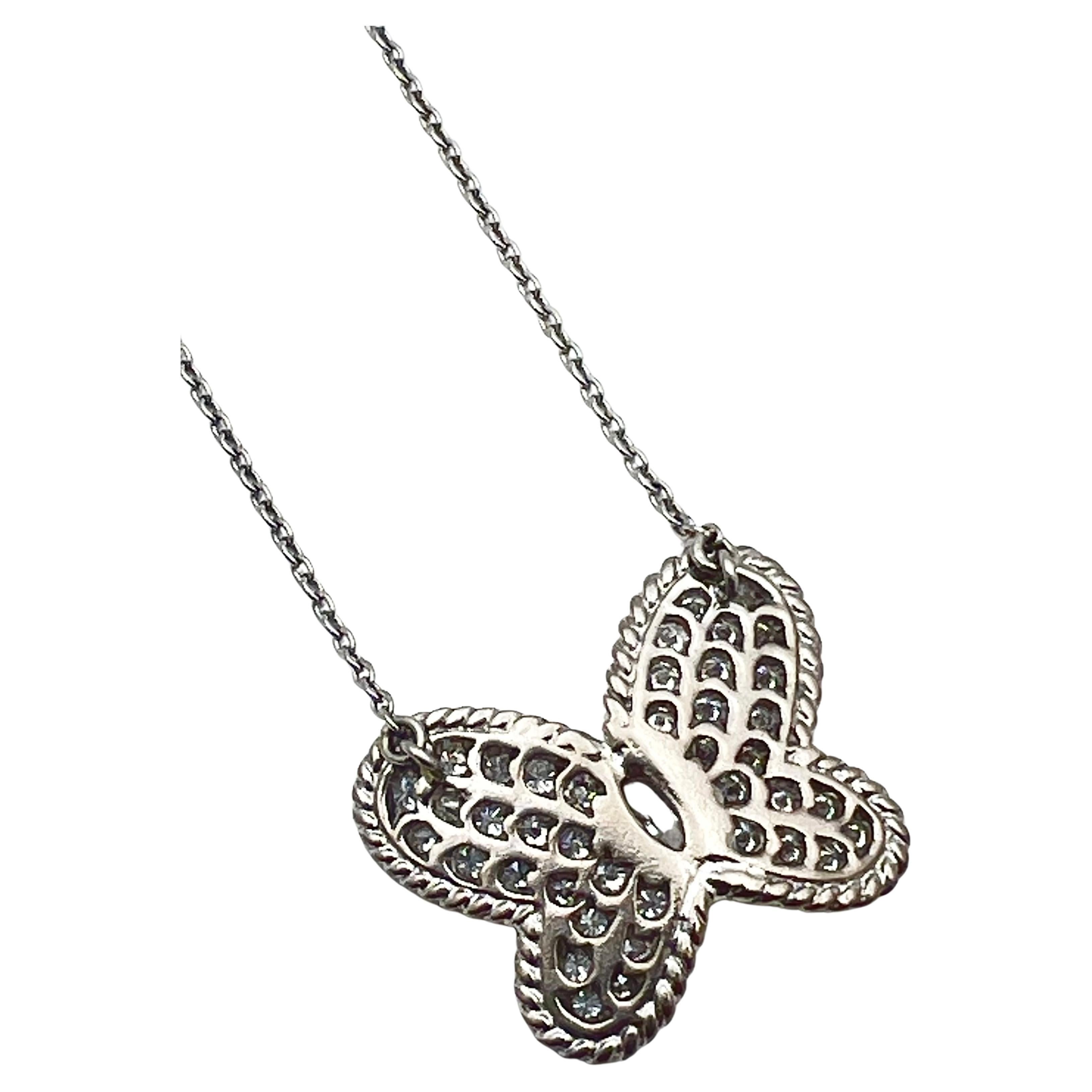 Graff - Collier papillon à pendentifs en diamants pavés Pour femmes en vente