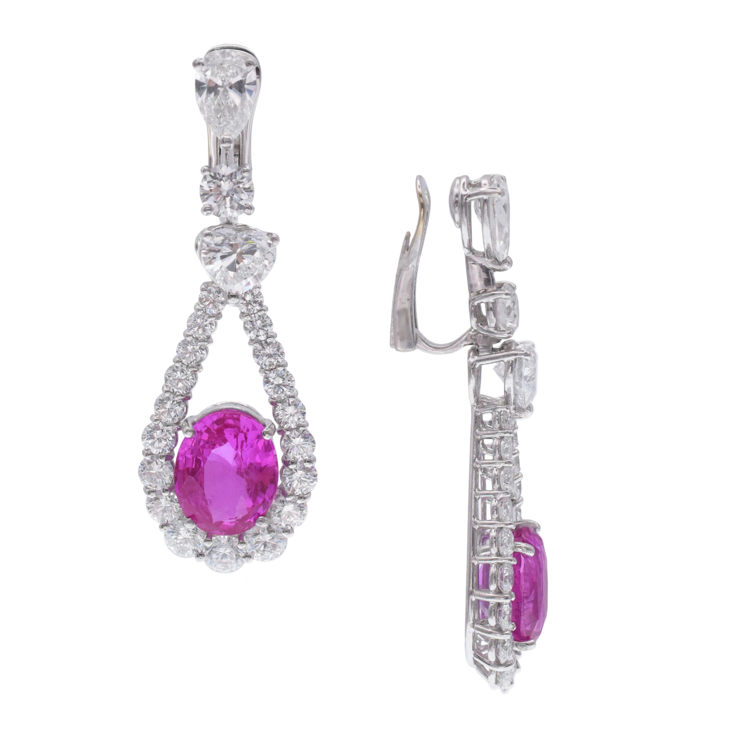 Heart Cut GRAFF Pink Sapphire 