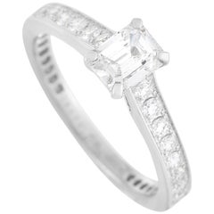 Graff Platinum 1.04 Carat Diamond Engagement Ring