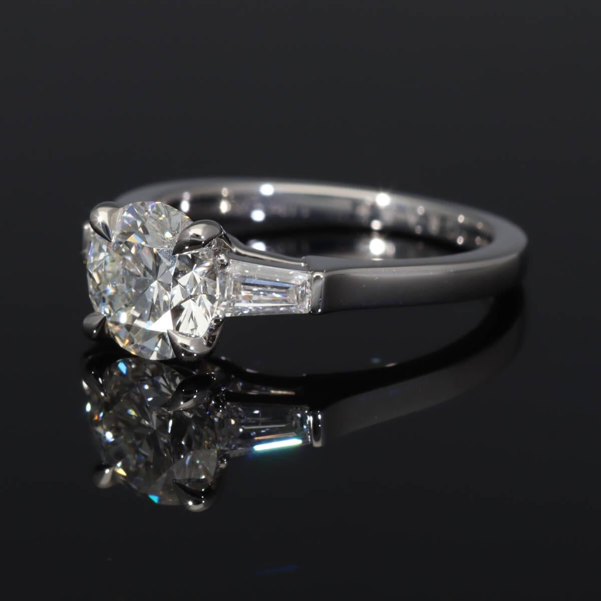 GRAFF Promise, bague en platine avec diamant rond 1,13 carat H-VS1-3Ex US 3 1/2 en vente 5