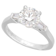 GRAFF Promise Runder Diamant 1,13 Karat H-VS1-3Ex Platinring US 3 1/2