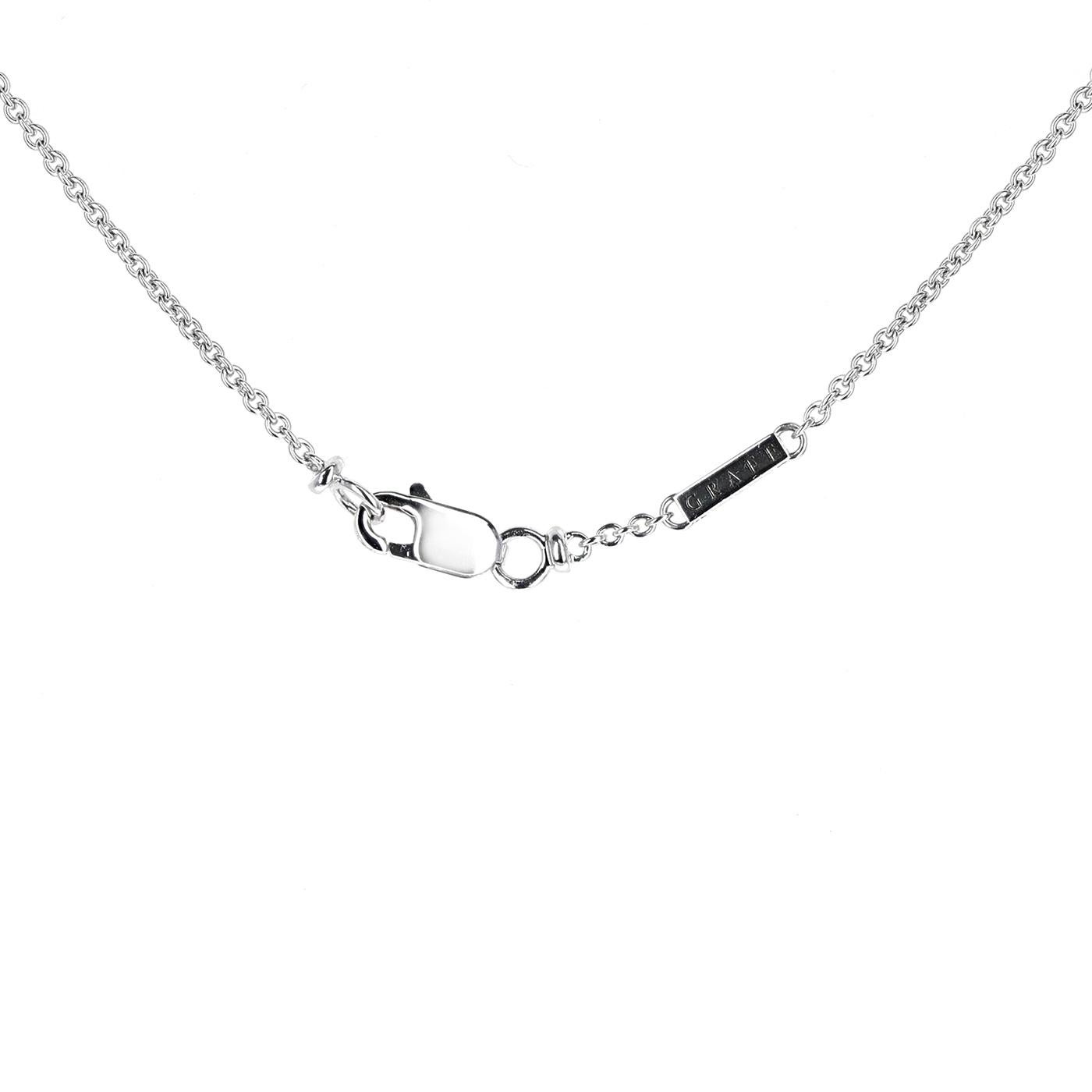Graff Collier pendentif en or blanc et diamants Excellent état à New York, NY