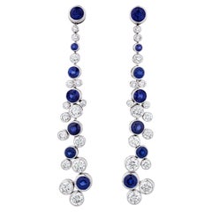 Orecchini con zaffiro e diamante di Graff