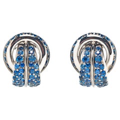 Graff Sapphire Love Knot Cufflinks