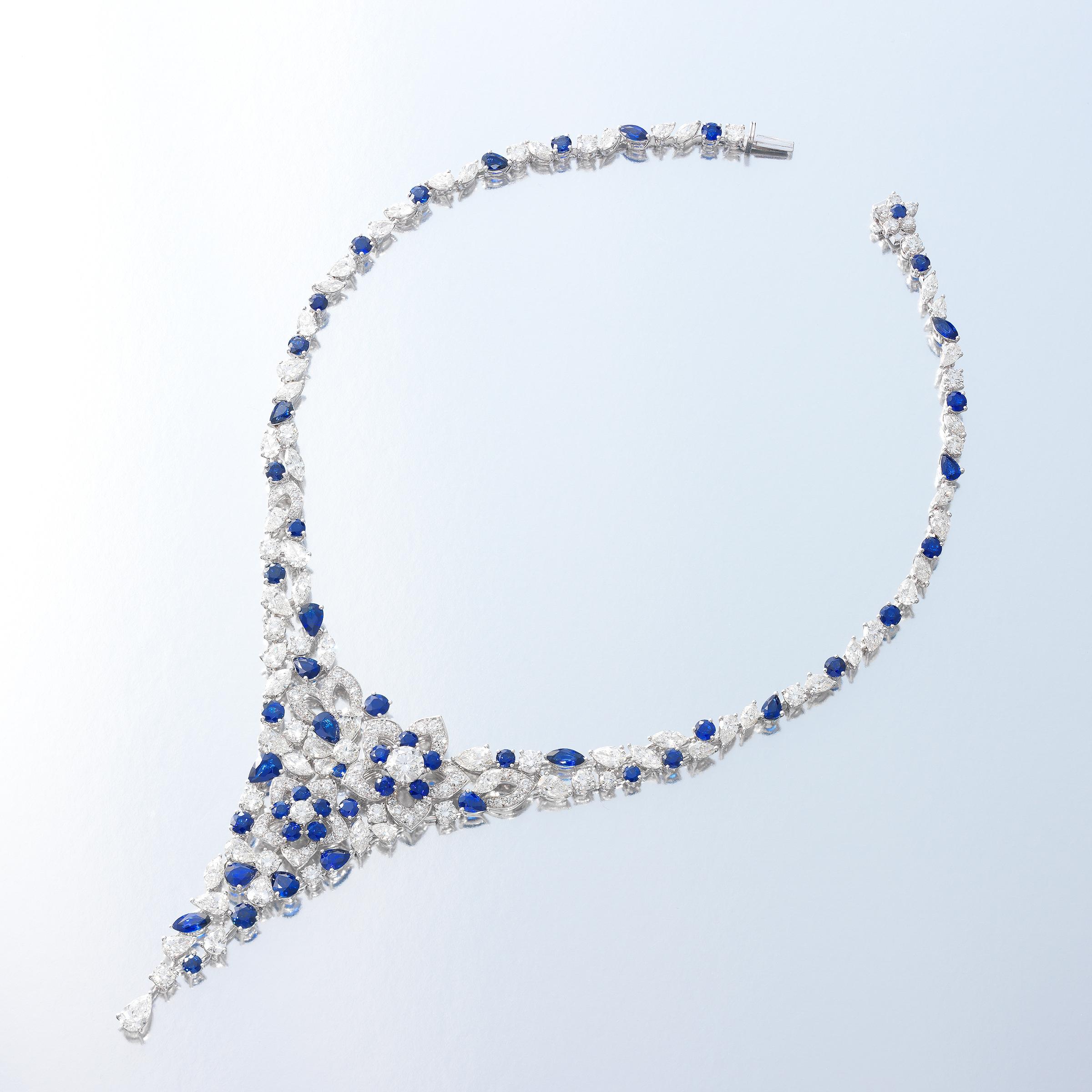 graff sapphire necklace