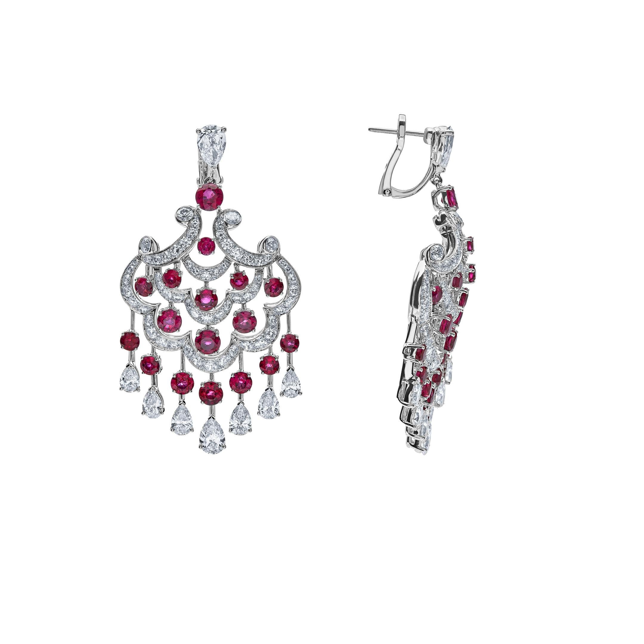 graff ruby earrings