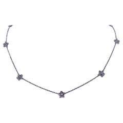 Graff Wild Flower Collection Pavé Diamond Necklace