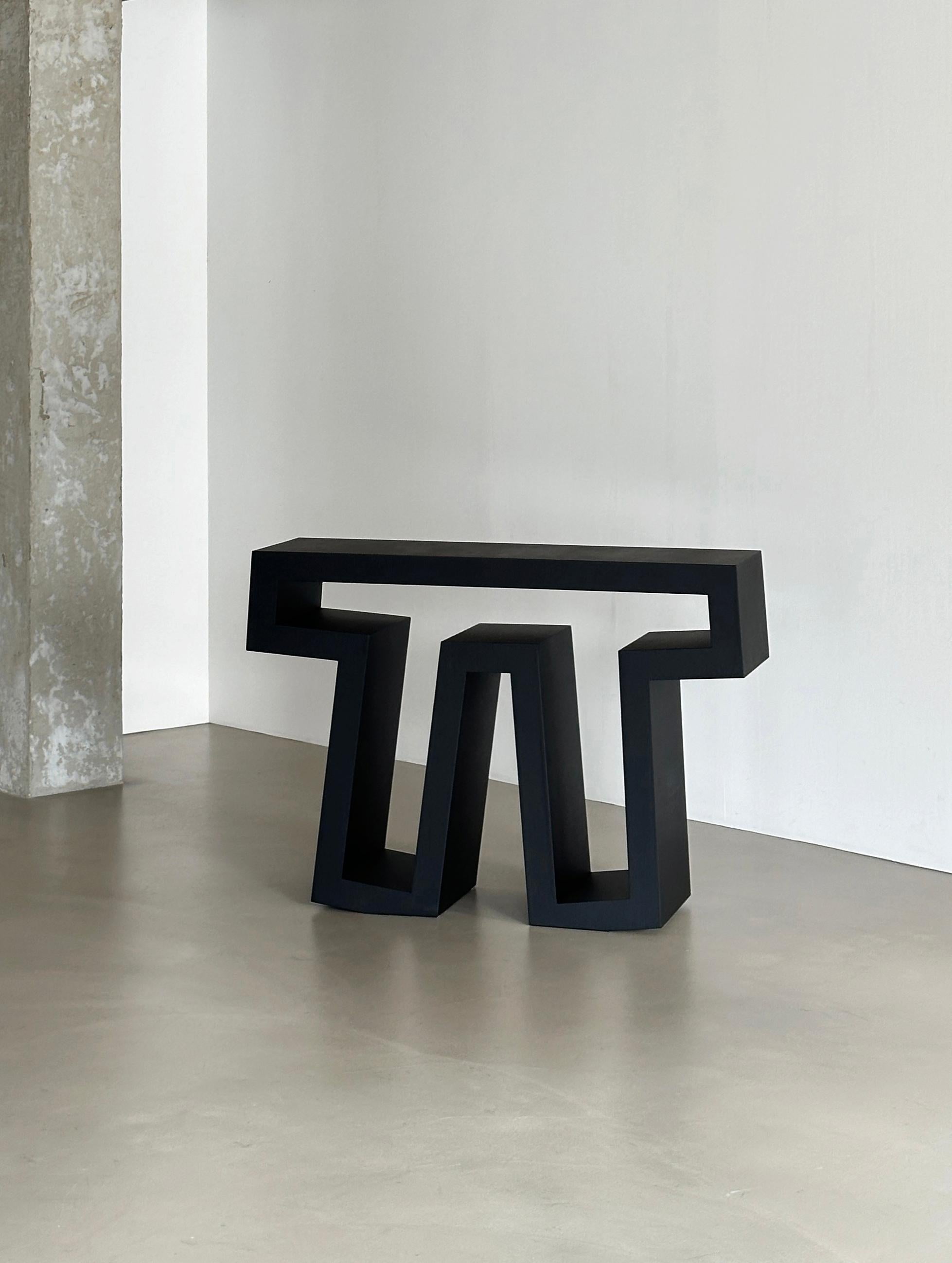 Graffiti Project Console Table by Wonwoo Koo
Dimensions: D 35 x W 120 x H 85 cm.
Materials: Oak wood veneer.

Different color options are available: black, beige, white gray, blue or orange. Please contact us.

Wonwoo Koo
I majored in furniture