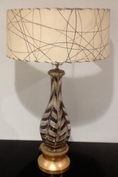 Graffito Barbarico Design Lamp by Ercole Barovier for Barovier and Toso