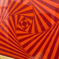 Gráfica 4/4 firmada y numerada por Manfredi Massironi -Italia - 1970