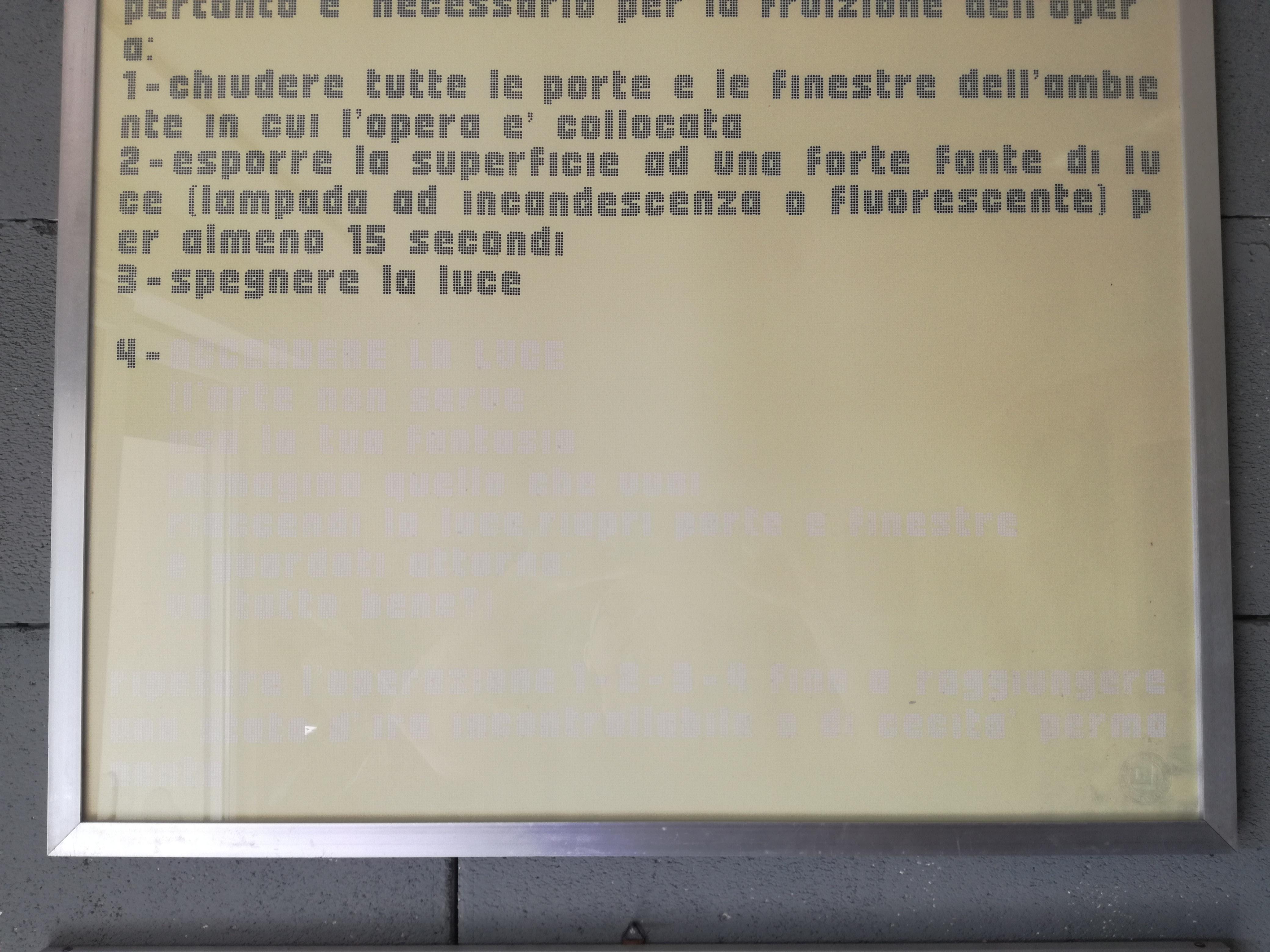 Grafica Luminescente di Davide Boriani Per Nikol Arte, 1973 For Sale 1