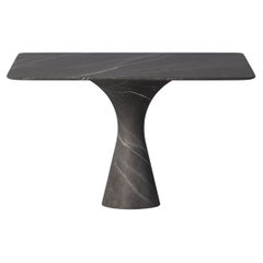 Mesa cuadrada de mármol Grafite Refined Contemporary M/S 175 by Angelo Alinea